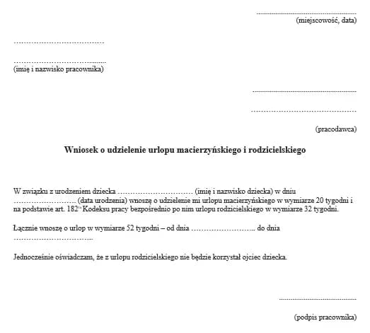 Czy trzeba składać wniosek o urlop macierzyński? Oto co musisz wiedzieć Czy trzeba składać wniosek o urlop macierzyński? Oto co musisz wiedzieć